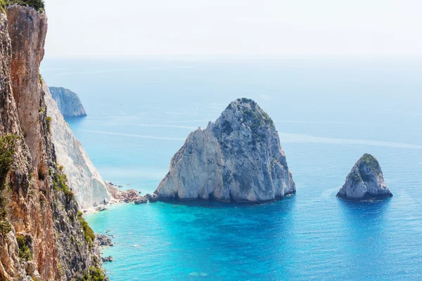 Isola di Zante costa rocciosa — Foto Stock