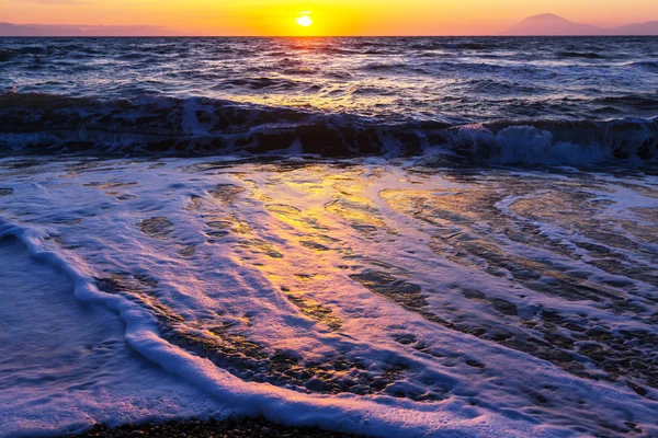 Güzel deniz günbatımı — Stok fotoğraf