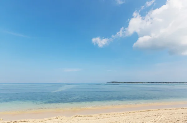 宁静海滩背景 — 图库照片