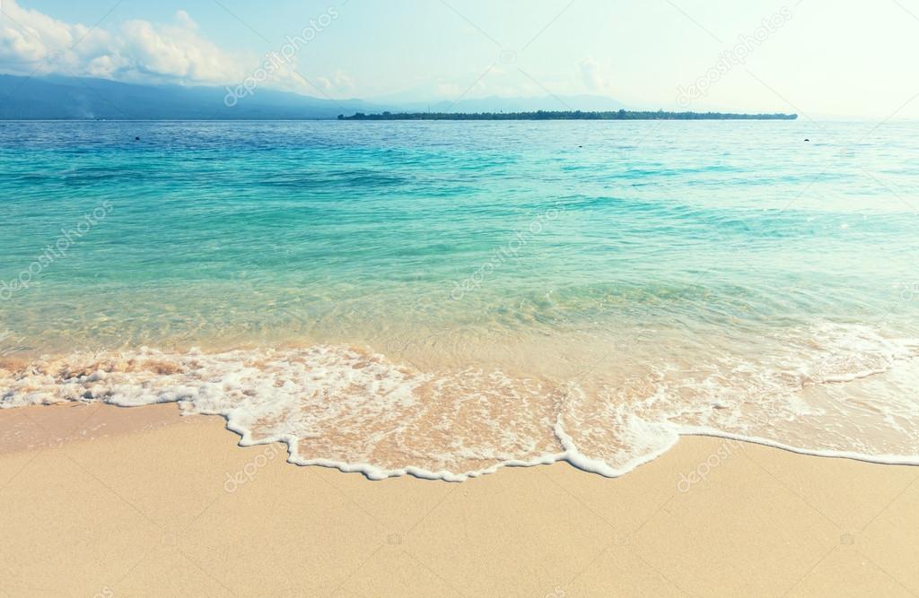 Serenity beach background