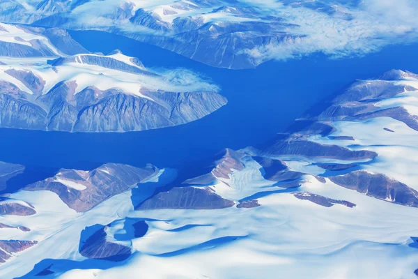 Vista aerea dal velivolo — Foto Stock