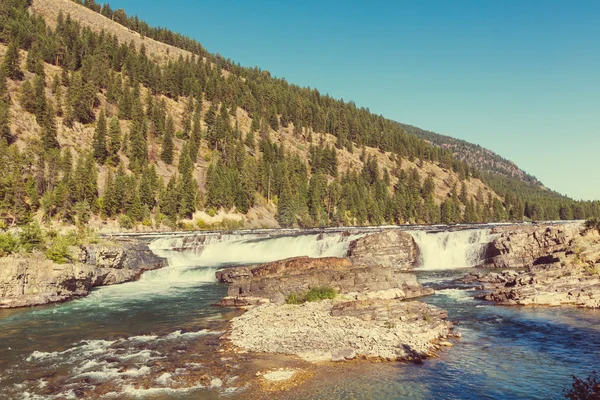 Cascate del Kootenai Montana — Foto Stock