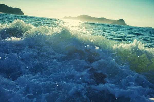 Sea wave bakgrund — Stockfoto