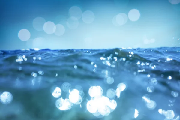 Onda blu in acqua di mare — Foto Stock