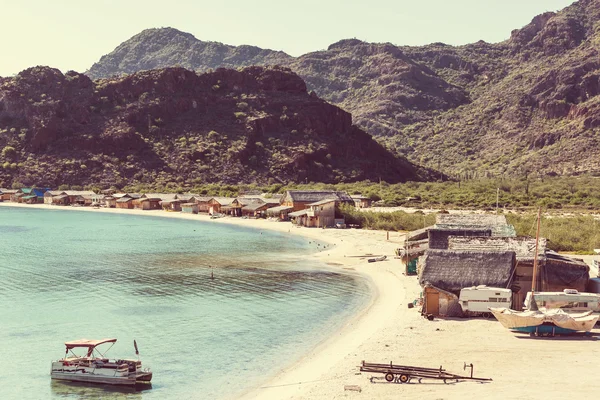 Praia tropical no Caribe — Fotografia de Stock