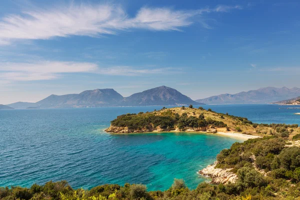 Littoral rocheux en Grèce — Photo