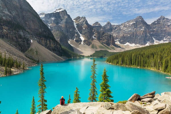 Beautiful Moraine lake