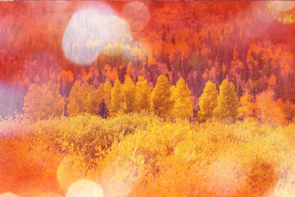 Autumn mountains scene — Stock Photo, Image