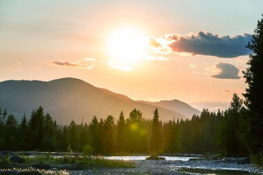 pitoresk Kanada dağlar