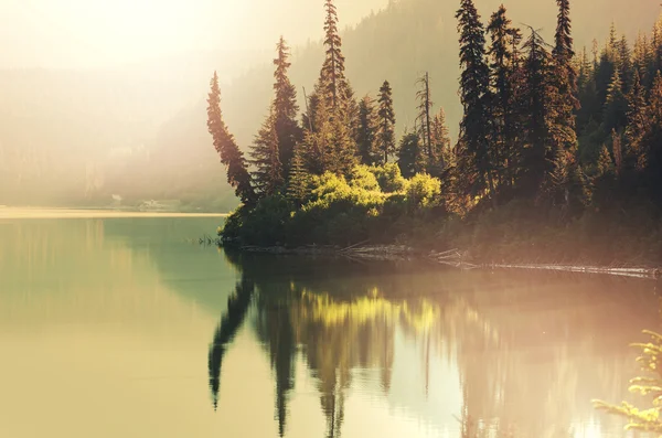 ツンドラで静寂の湖 — ストック写真