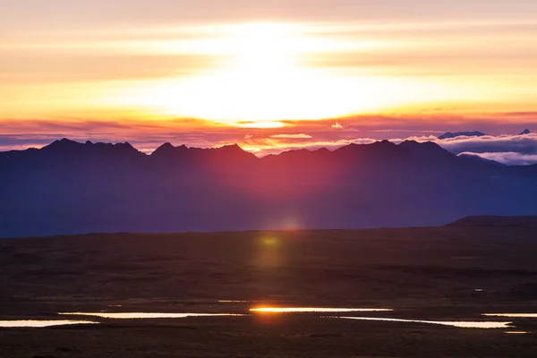 美丽如画的夕阳 — 图库照片