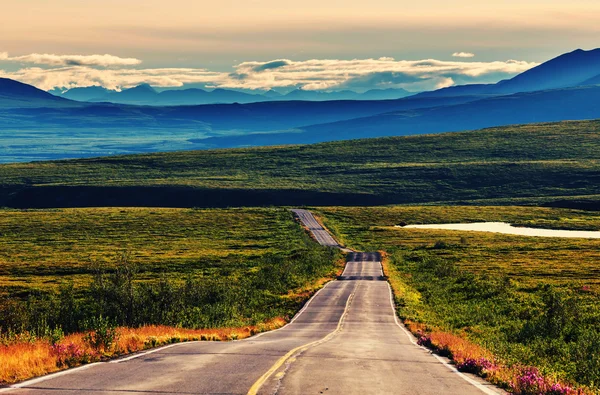 Vackra Tundra landskap — Stockfoto