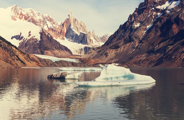 Paisagem de Cerro Torre em Argentina — Fotografia de Stock