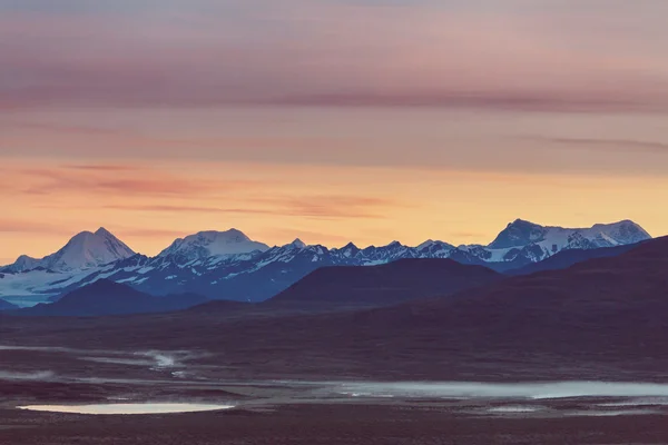 Landskap på Denali highway — Stockfoto