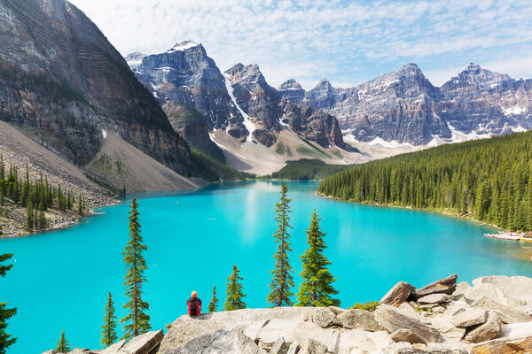 Beautiful Moraine lake
