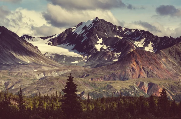 stock image picturesque Mountains in Alaska