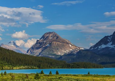 Bow Lake, Icefields Parkway clipart