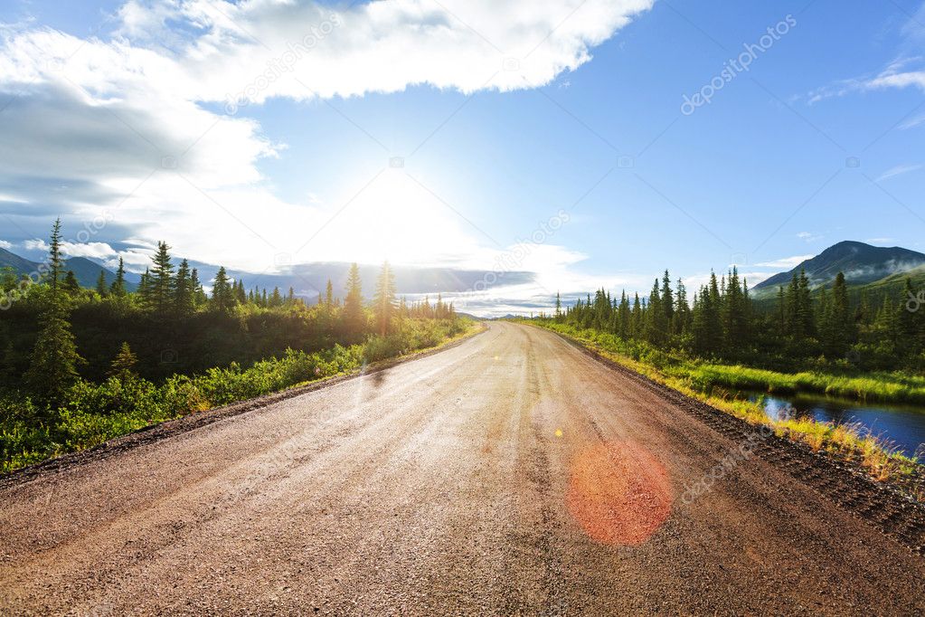 Landscape on Denali highway