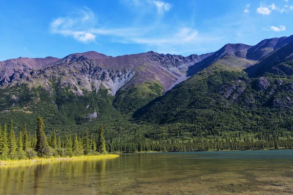 Serenity lake in tundra — Stock Photo, Image