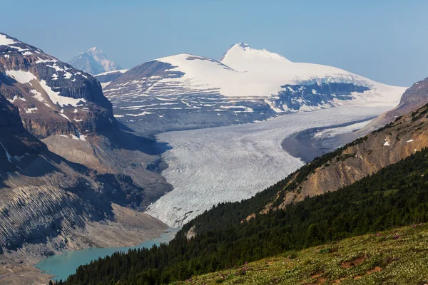Montanhas na paisagem do Canadá — Fotografia de Stock