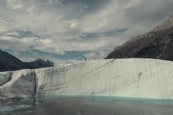 Озеро на льодовик Kennecott — стокове фото