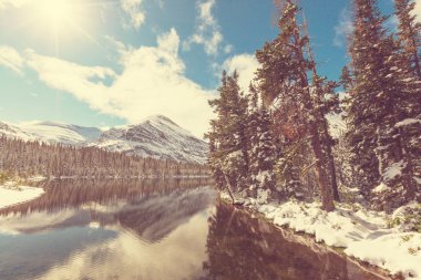 Kışın Buzul Parkı