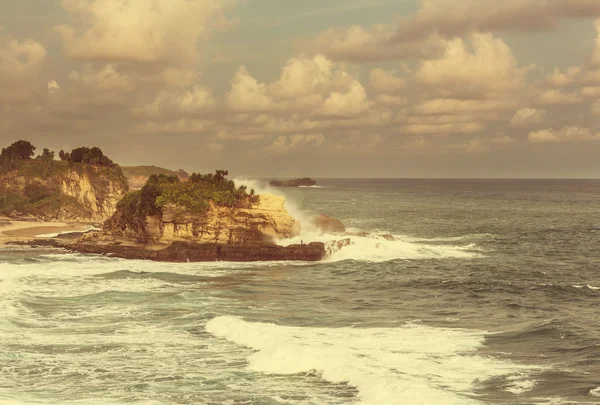Java tropisk strand — Stockfoto