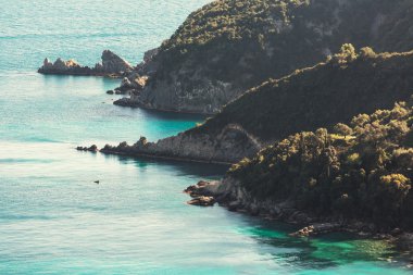 Yunanistan kayalık sahil şeridi