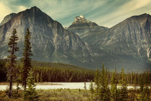 Canadian mountains landscape — Stock Photo, Image