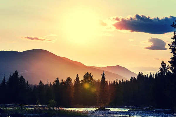 Paesaggio montano canadese — Foto Stock