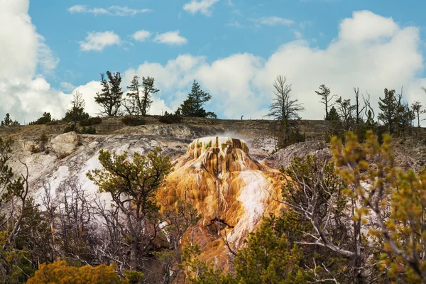 Mammoth Hot Springs — Stock Photo, Image