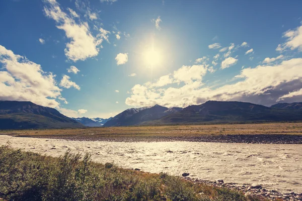 Paesaggio montano in Alaska — Foto Stock