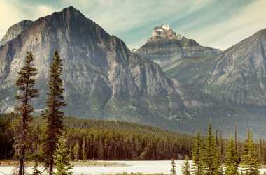 Kanada dağ manzarası