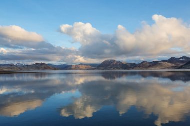 Cordillera Blanca 'da güzel dağlar, Peru, Güney Amerika