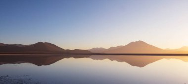 Atacama Çölü, Kuzey Şili 'deki güzel doğal manzaralar.