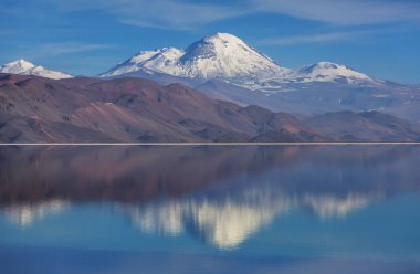 Atacama Çölü, Kuzey Şili 'deki güzel doğal manzaralar.