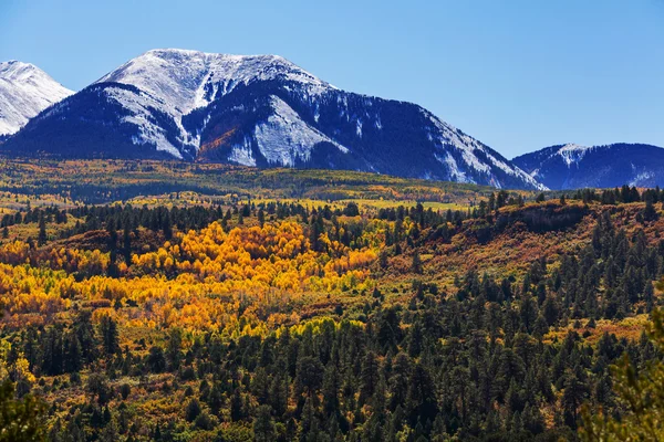 Podzimní scény v horách — Stock fotografie