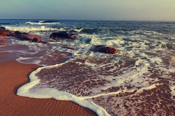 Hermosa playa del océano —  Fotos de Stock