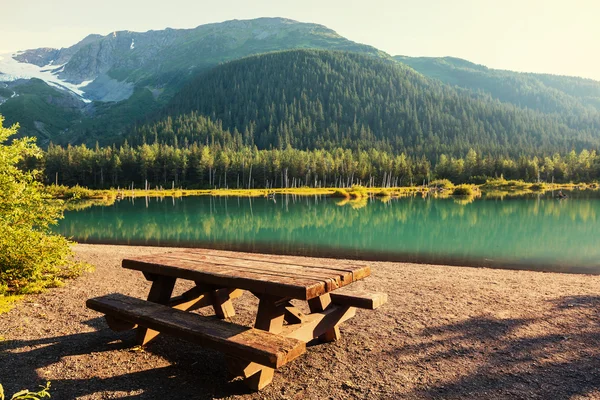 Lago in Alaska — Foto Stock