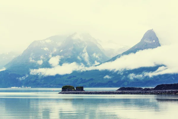 Montaña en Alaska, Valdez — Foto de Stock