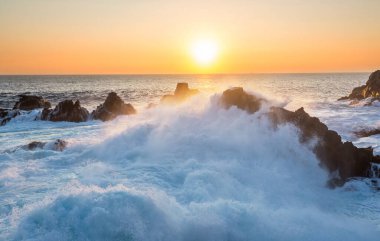 Şili 'de Pasifik Okyanusu kıyıları