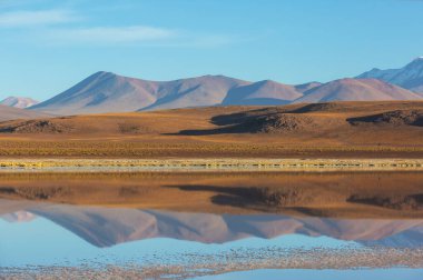 Atacama Çölü, Kuzey Şili 'deki güzel doğal manzaralar.