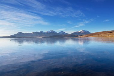 Atacama Çölü, Kuzey Şili 'deki güzel doğal manzaralar.