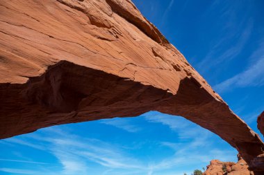 Utah, ABD 'deki Grand Sraircase-Escalante Ulusal Anıtı kemerleri.