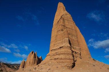 Utah, Capitol Resifi Ulusal Parkı 'ndaki alışılmadık doğal manzaralar.