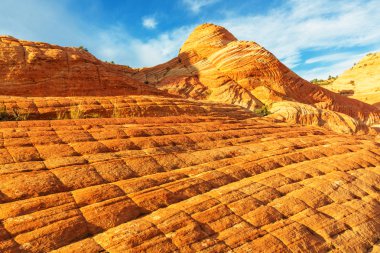 Sandstone formations in Utah clipart