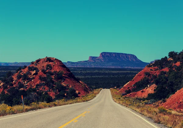 Road in prairie country — Stock Photo, Image