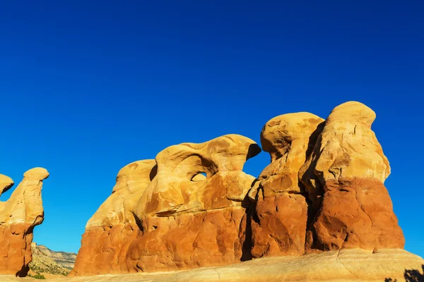 Zandsteen formaties in utah — Stockfoto