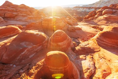 kumtaşı oluşumları Utah