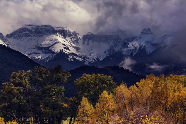 Outono nas montanhas do colorado — Fotografia de Stock